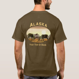 T-shirt Caribou Duel - Alaska