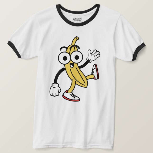 T-shirt Caricature à la banane (Design devant)