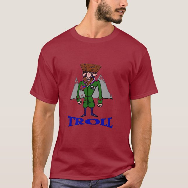 T-shirt caricature à trolls russe (Devant)