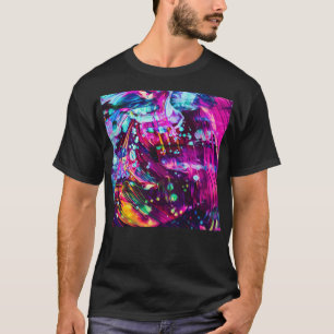 T-shirt Caricature Abstraite Paint Mi 30