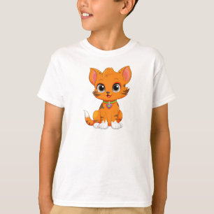 T-shirt Caricature adorable de chat