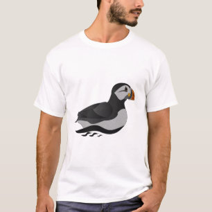 T-shirt Caricature adorable en nage de Puffin Atlantique
