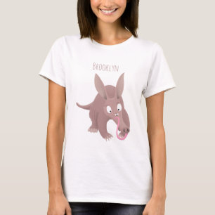 T-shirt Caricature amusante de Aardvark