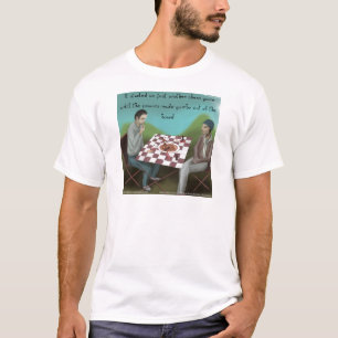 T-shirt Caricature amusante des échecs Cajun