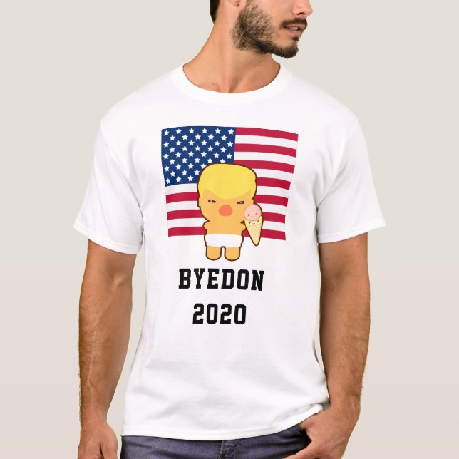 T-shirt Caricature ByeDon 2020 Baby Trump (Devant)