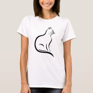 T-shirt caricature chat