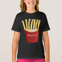 Caricature de frites Cute kawaii fast food