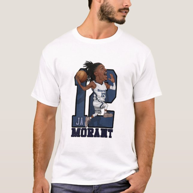 T-shirt Caricature de Ja Morant (Devant)