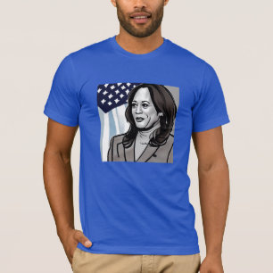 T-shirt Caricature de Kamala Harris politique