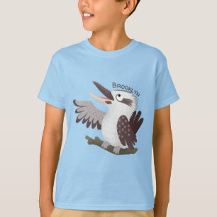 T-shirt Caricature de kookaburra drôle et drôle