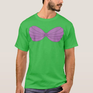 T-shirt Caricature de la barre de coquillages mauve de sir
