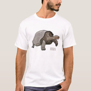 T-shirt Caricature de la tortue des Galapagos
