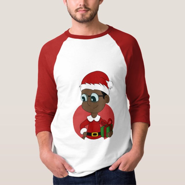 T-shirt Caricature de Noël (Devant)