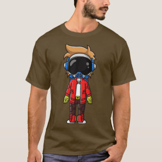 T-shirt Caricature de Punk astronaute