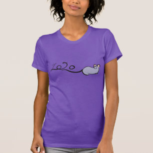 T-shirt Caricature de souris cute Rat lunaire Nouvel An 20