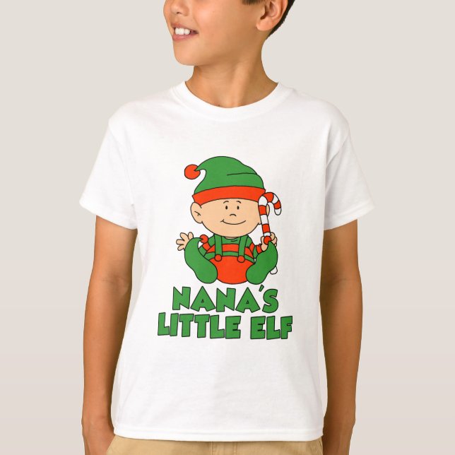 T-shirt Caricature d'Elf Cute de Nana (Devant)