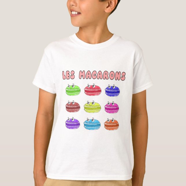 T-shirt Caricature des Macarons (Devant)
