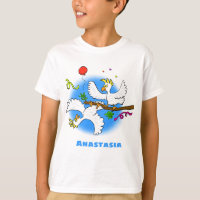 Caricature d'oiseaux de cockatoo amusante