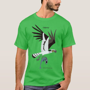 T-shirt Caricature du balbuzard pêcheur
