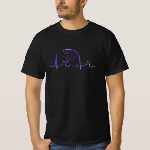 T-shirt Caricature du parapente