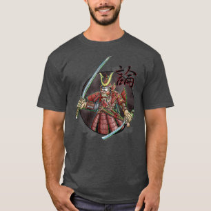 T-shirt Caricature folle Samurai