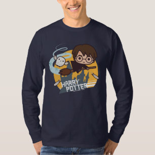 T-shirt Caricature Harry et Hedwig Flying Passé Hogwares