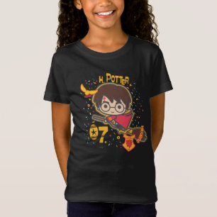 T-Shirt Caricature Harry Potter Quidditch Chercher