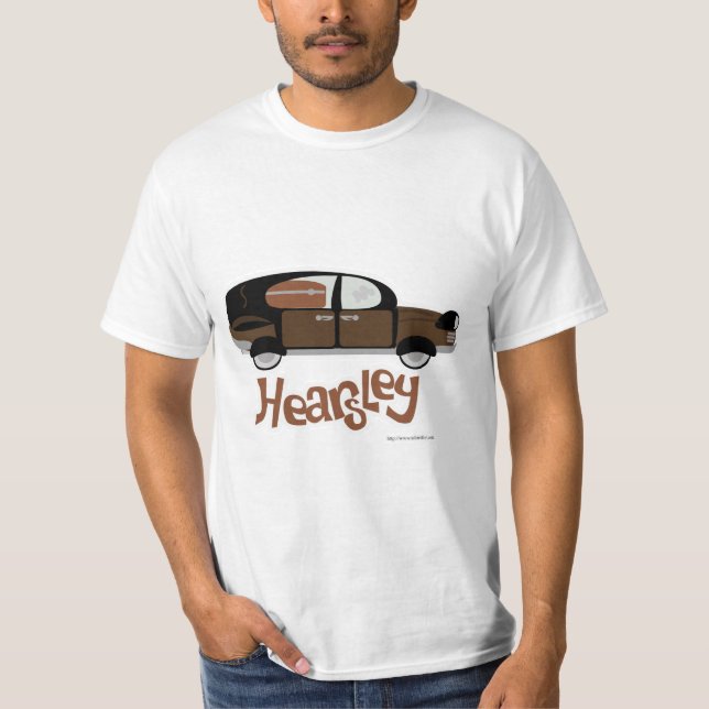 T-shirt Caricature Hearsley Halloween Caractère Art (Devant)