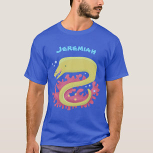 T-shirt Caricature humoristique murène verte