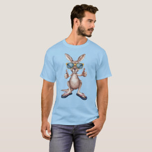 T-shirt Caricature Kangaroo
