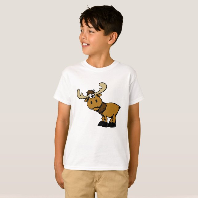 T-shirt Caricature Oie curieuse | choisir la couleur arriè (Devant entier)