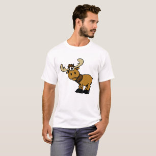 T-shirt Caricature Oie curieuse  choisir la couleur arriè