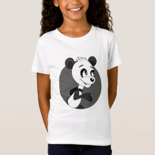T-shirt caricature panda