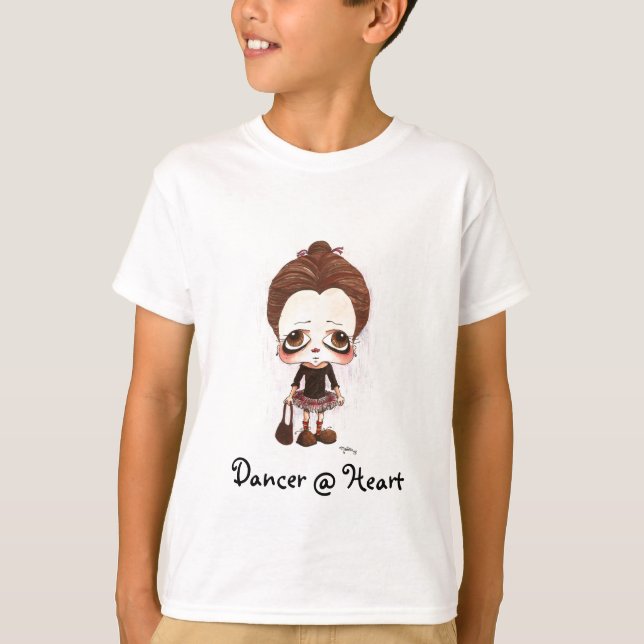 T-shirt Caricature pour jeune danseur (Devant)