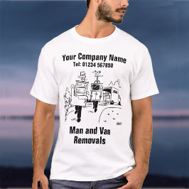 T-shirt Caricature pour personnaliser les déménagements de