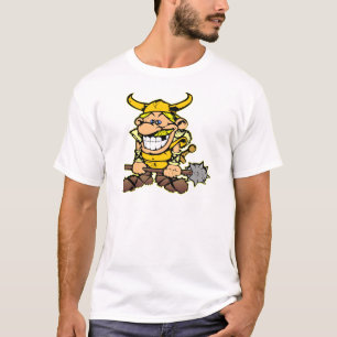 T-shirt Caricature riante Viking
