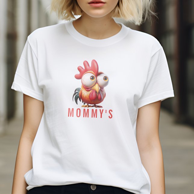 T-shirt Caricatures du coq mignonne 3ème anniversaire (Créateur téléchargé)