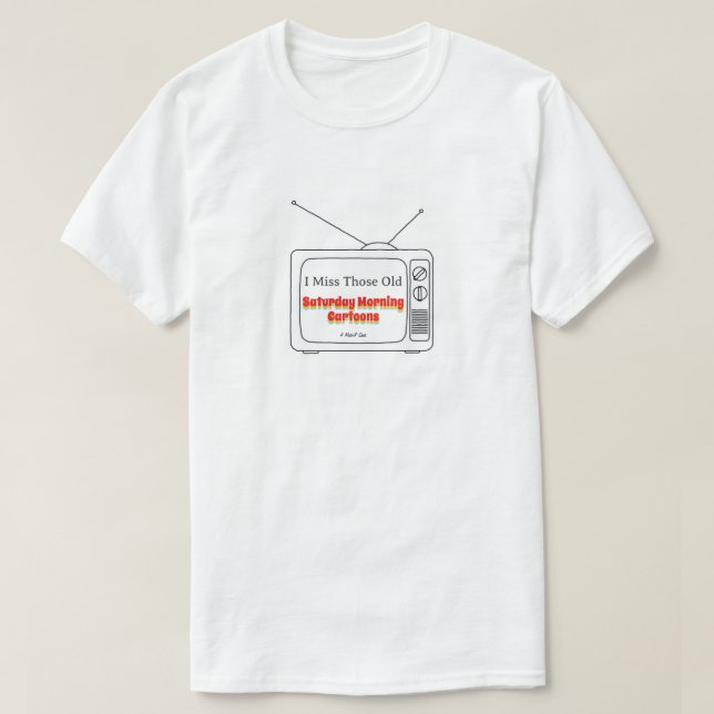 T-shirt Caricatures du samedi matin - Une chemise Mister P (Design devant)