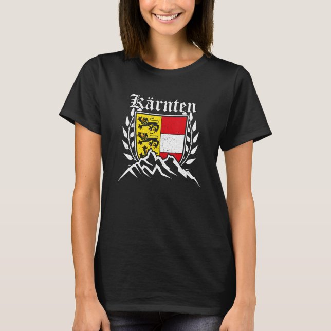T-shirt Carinthia Austria Klagenfurt hiking traditional co (Devant)