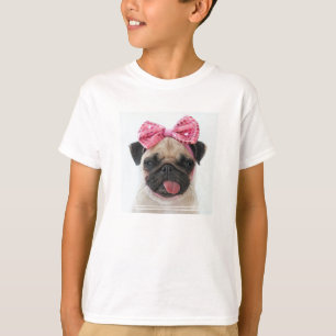 T-shirt Carlin à cou rose