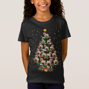 T-Shirt Carlin amusant Amoureux des chiens Noël Carlin cad