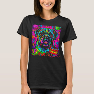 T-shirt Carlin Chien fête d'anniversaire