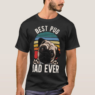 T-shirt Carlin Chien - Meilleur Carlin Papa Jamais Rétro V