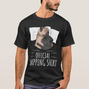 T-shirt Carlin couché Lover Dog Official Napping