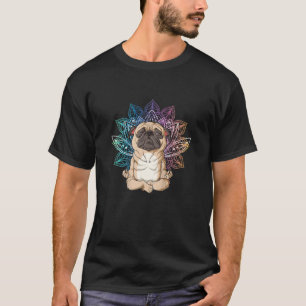 T-shirt Carlin de femmes Yoga Mandala Méditation spirituel