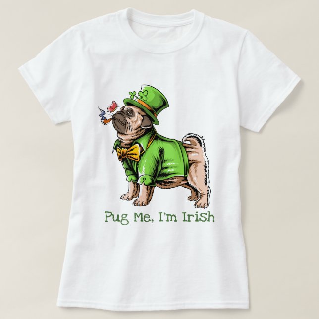 T-shirt Carlin de la Saint Patrick (Design devant)