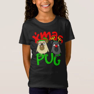 T-Shirt Carlin de Noël Noël Carlins Amoureux de les chiens
