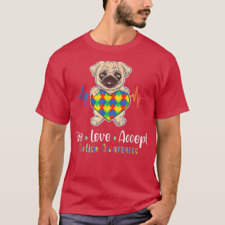 T-shirt Carlin de race de chien Carlins de chien propriéta