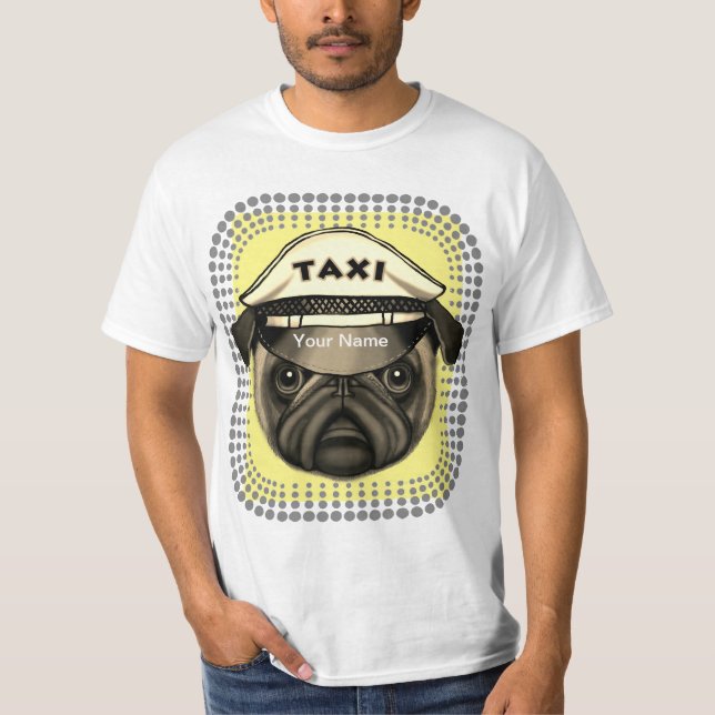 T-shirt Carlin de taxi (Devant)