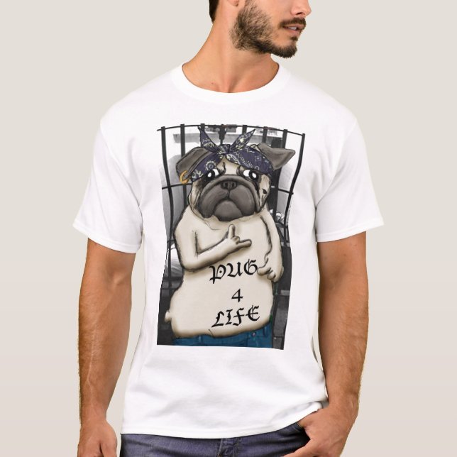 T-shirt Carlin de voyou (Devant)